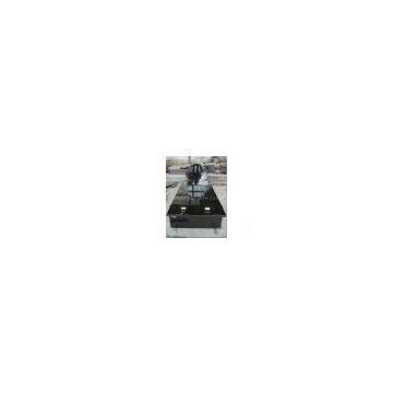 Granite Monument, Shanxi Black, Tombstone,China Black, (YFX-TE-01)