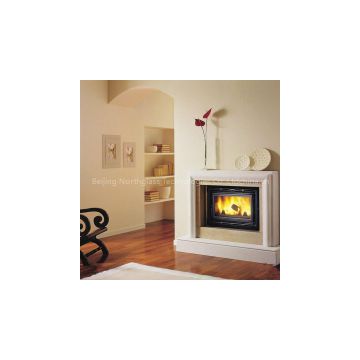 Fireplace ceramic glass