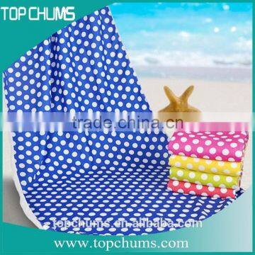 Wholesale 2015 the Newest design High absobent printed microfiber beach towel