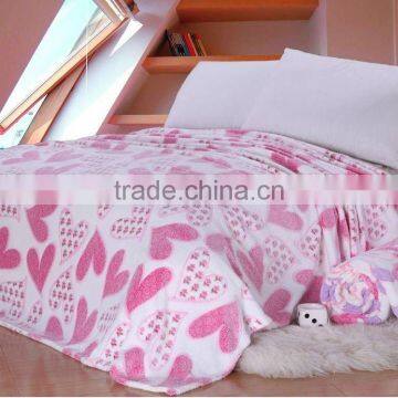 2012 New 100% Polyester Printed Coral Fleece Blanket