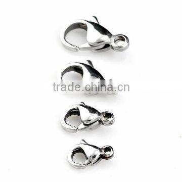 316L Stainless Steel Lobster Claw Clasp, DIY Chain Jewelry Findings Accessories photo-2