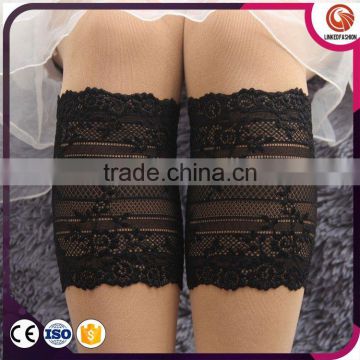 2016 Custom Order Manufacturer Wholesale Women's Cable Leg Cuff with Lace