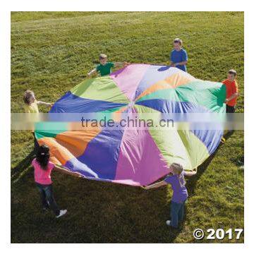 Mini Parachute with handles for kids Outdoor Game Exerclse Sport Group Activities Kids Plays Rainbow Parachute