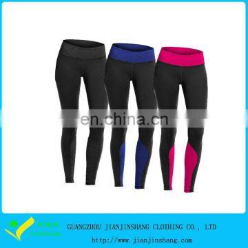 Customized Color Combination Compression Yoga Trousers For Lady