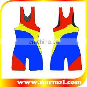 spandex custom design wholesale running singlet