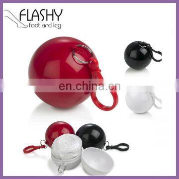 Keychain Poncho In Ball Disposable Poncho Ball