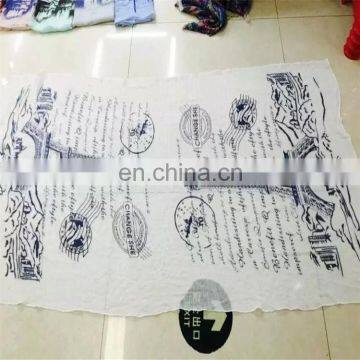 alibaba china supplier Export Fashion white silk scarf for painting