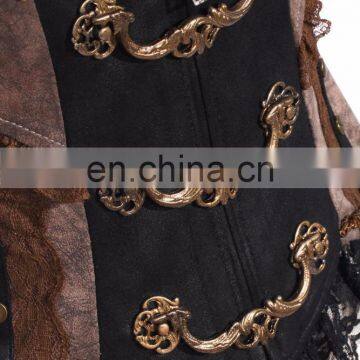 Steam Punk Open Bust Top Corset photo-4