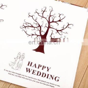 fingerprint wedding tree wedding attendance album signature guestbook