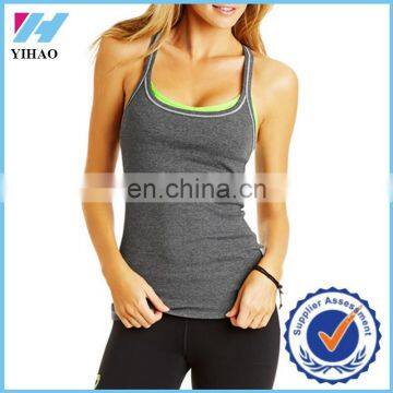 Trade assurance Yihao Shark Activewear sports Women's clothing cotton casual gym tank tops