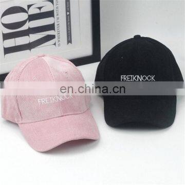 Fashion Unisex Corduroy Embroidery Snapback Baseball Cap photo-2