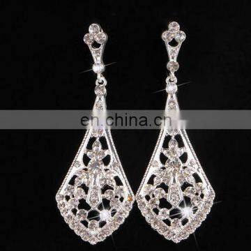 Wholesale silver waterdrop earrings