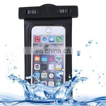 Waterproof Carrying Case with Touch Responsive Front & Lanyard for iPhone 6 Plus(Black)