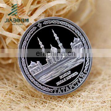 Top Polish Medallion Coin Maker in China Souvenir Commemorative 3D Zinc Alloy Casting French Silver Coin With Your Own Logo photo-2