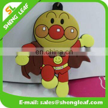 custom logo soft pvc rubber keychain with eco friendly material