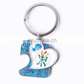 high quality gifts men zinc alloy metal keychain