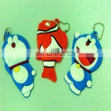 Custom design soft pvc keyring, soft pvc rubber keychain