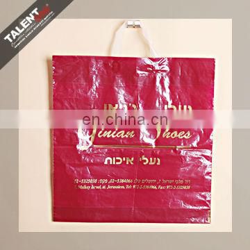 custom guangzhou Reusable die cut print plastic shopping bag