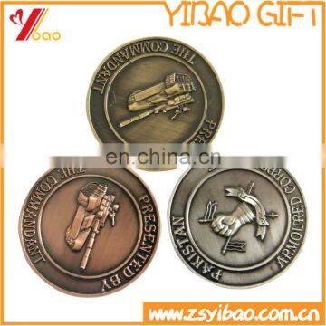 Custom medal maker/3D custom logo plating anti- bronze/gold/copper/silver sports medal for souvenir awards