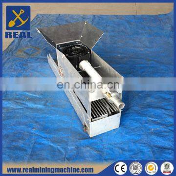 Gold Washing Sluice Box For Gold Recovery With Carpet Mat Hot Sale