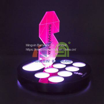 Whiskey Glass LED Serving Tray  LED Serving Tray for Whiskey  Serving Tray