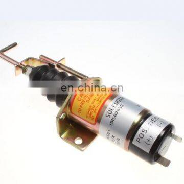 Holdwell high quality 12V Diesel Engine Fuel Stop Solenoid 366-07197 1502-12C7U2B2S1 for LPW3