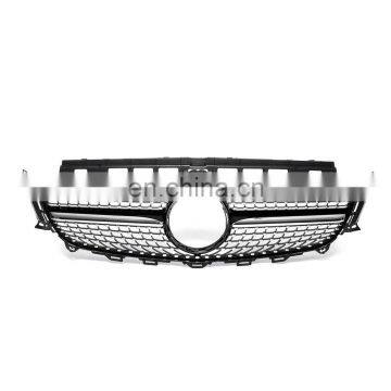 Grille Grill Black 2016-2018 Diamond Sytle For Mercedes Benz W213 E-Class