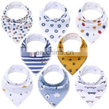 New Designs Baby Bandana Bibs Super Absorbent Cotton Baby Burp Cloths Bandana Bibs Baby Girl Bibs for Drooling and Teething photo-4