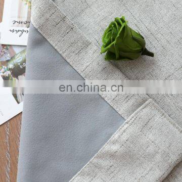 Plaid Blackout Curtain For Living Room Faux Linen Curtains for Bedroom Rideaux Window Customized