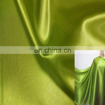 polyester high-quality smooth hand feeling dull stretch satin fabric