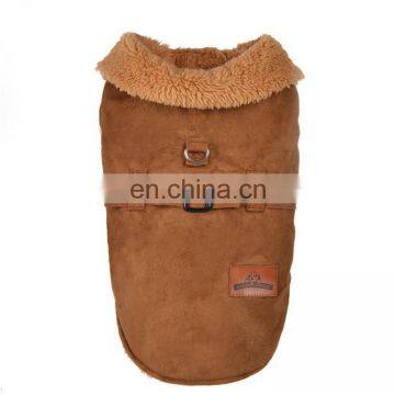 Fashionable designer warm pet dog clothes jacket winter dog coat