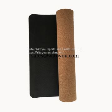 Cork Natural Rubber Yoga Mat Spplier