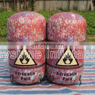 Australia Indoor Inflatable Archery Shooting Brick War Game Bunkers Team Building Equipment Army Paintball Bunker Obstacles Set photo-7