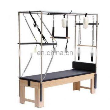 Gym White Wood Пилатесный реформер-лавка для дома, йога-реформер, классическая кровать для пилатеса, пилатесный тренажер, трапецеидальный столик, Cadillac Reformateu photo-2