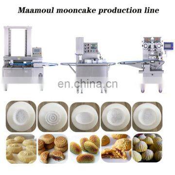Factory Supply Multifunctional Automatic Mamoul Cookies Maamoul Dates Moon Cake Encrusting Machine For Sale