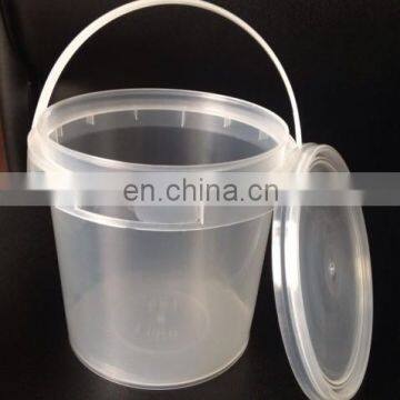 Good Sale Food Grade Custom Yogurt Transparent White Plastic Bucket photo-3