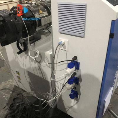 Two Screw Extruder PVC Powder PP PE Pellets Squeezing Machine for PVC Edge Banding photo-4