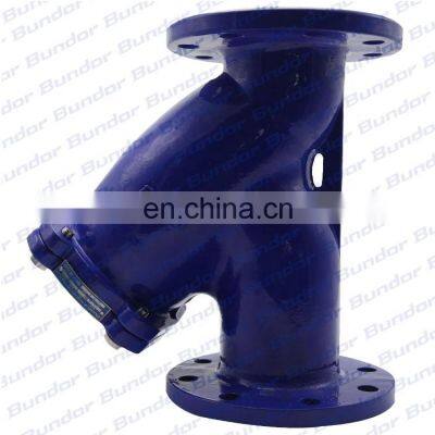 Bundor DIN Ductile Iron y Strainer Prices PN16 Flanged End Water Y Strainer photo-2