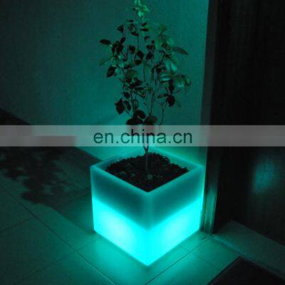 Decoration Plastic Furniture Led Lighting Flower Pot Planter Vase photo-4