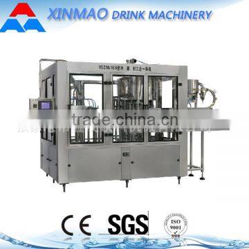 juice making machine washing, filling and capping three-in-one unit