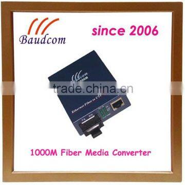 1000M Single Mode Protocol Ethernet Fiber Media Converter