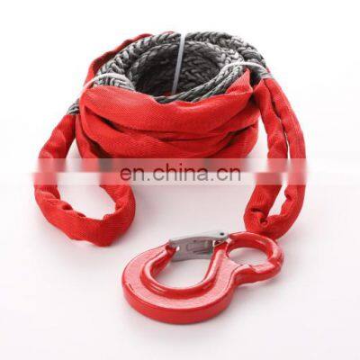 High tensile nylon car tow rope double braided recovery rope for towing 5m  6ton/12ton/18ton