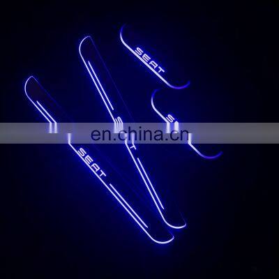 Led Door Sill Plate Strip Welcome Light Pathway Accessories for seat dynamic sequential style