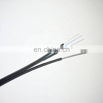 FTTH Drop Flat Fiber Cable Single Mode SM G657A 1 2 4 Fibers indoor/outdoor GJYXCH Drop Cable