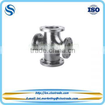 ASME B16.1 cast iron flange equal and reducing cross price
