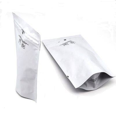 Stock Custom Matte Laminate Gravure Printing Standing Three Side Seal Zipper Child Resistant Bag Packaging Plastic Bags photo-3