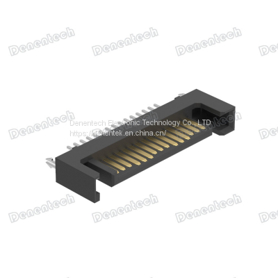 Denentech SATA 15P самцовой прямой разъем DIP с разъемом типа Гарпун