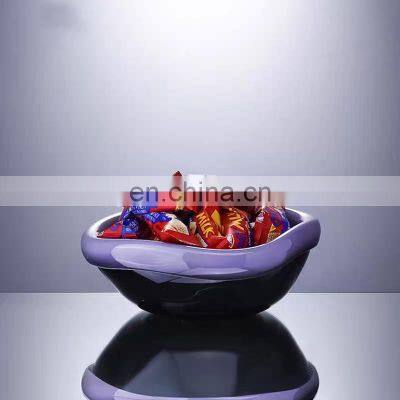 Nordic Creative Glass Fruit Tray Decoration For Living Room Coffee Table Storage Decoration