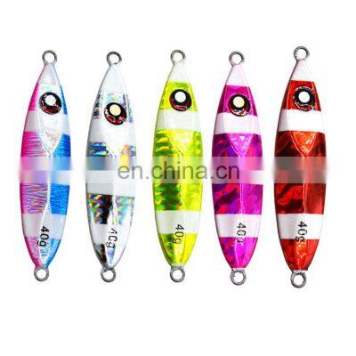 In Stock 40g-100g Luminous Grow Metal Slow Pitch Sinking Jigging  lead Fishing Lure