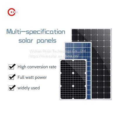 Rixin Half Cut BIPV Solar Panels Monocrystalline Bifacial Mono Perc Solar Panel
